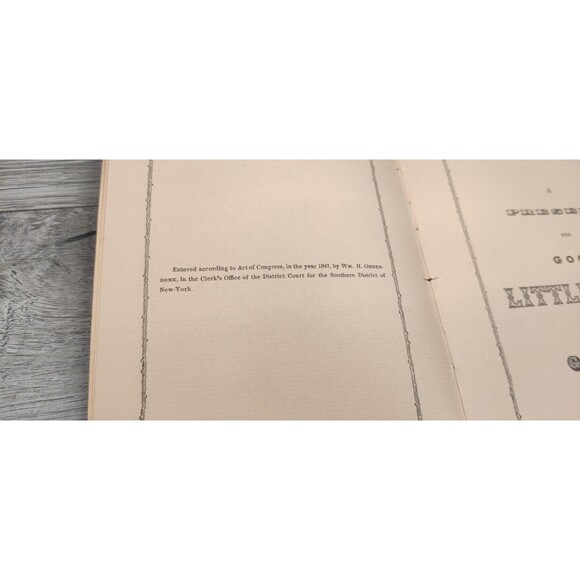 A Visit From St Nicholas by Clement C Moore REPRINT of 1849 Book Spalding & Shep - Picture 8 of 10